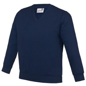 Essential V-Neck Sweatshirt - Navy