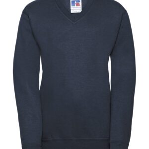 Classic V-Neck Sweatshirt - Navy