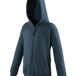 Zippered Hoodie - Navy