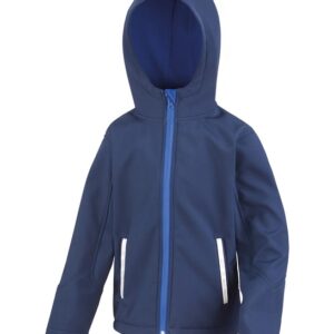 Hooded Softshell Jacket - Navy